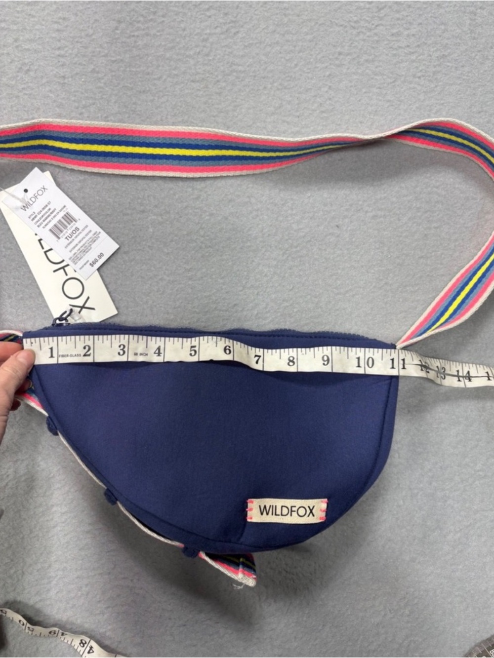 Wildfox Navy Crescent Crossbody NWT - Picture 6 of 10